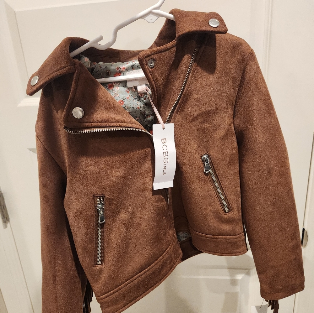 Little Girls BCBG Fringe Jacket